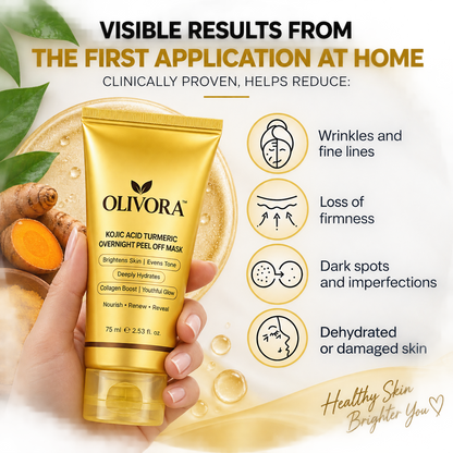 Olivora – Kojic Acid, Turmeric & Collagen Overnight Mask